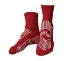 Medical Action Acti-Tred Slippers Slipper Socks Dbl Side Treadxl Red 48Pr/Cs -99946R - BriteSources