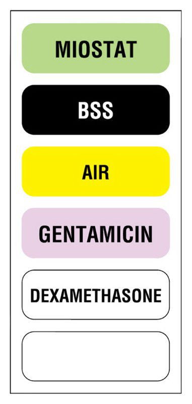 Label Surg Meds St 25/Bx, 25/Bx