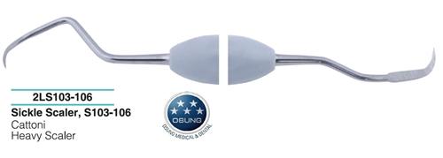 Dental  Scaler S103-106, Autoclavable Silicone Handle - Osung USA