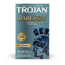 Trojan® BareSkin Lubricated Latex Condom, 10/BX