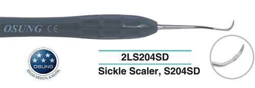 Dental Scaler 204SD, Autoclavable Silicone Handle - Osung USA