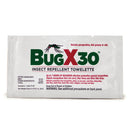 BUGX® 30 INSECT REPELLENT TOWELETTES WITH DEET, SOLD AS 50/CASE CORETEX 12644