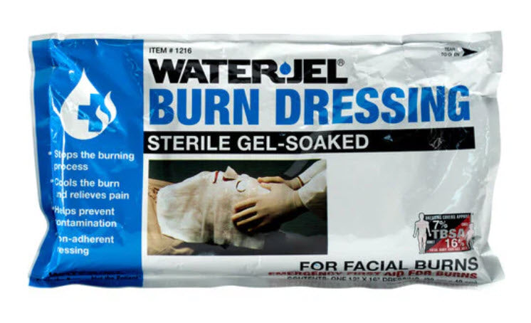 First Aid Only/Acme United Burn Care First Aid Kits Dressing Waterjel Face Burn12Inx16In 5/Cs -1216-01-001 - BriteSources