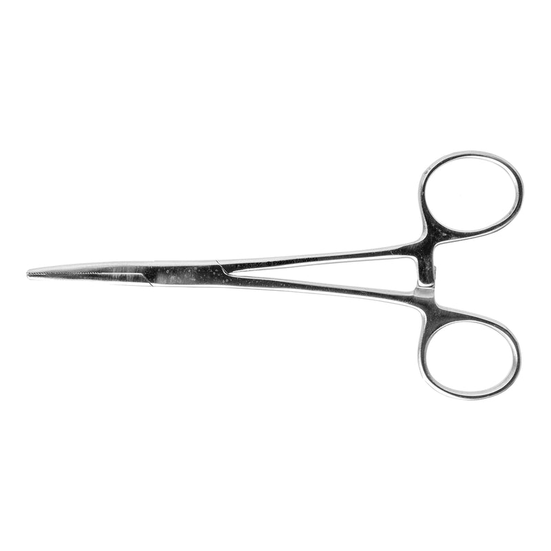 Miltex Single-Use Instruments Halstead Forceps, 5, Curved, 50/Bx -ST7-4