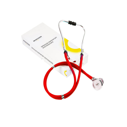 Mckesson Lumeon Sprague Rappaport Stethoscope Double Lumen Red 641Rgm, 1/Ea