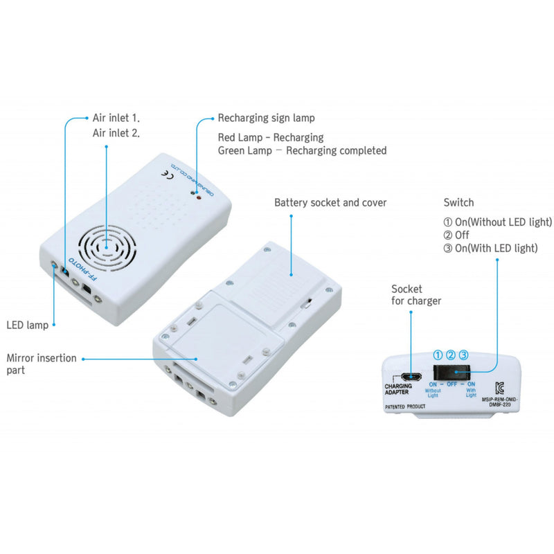 Osung Fog Free Intra Oral Photo mirror System Dental Premium -DMBF-110 - Osung USA