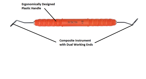 Dental Composite Instrument, Interproximal Cover, CT 6 [3CSCT6] - Osung USA