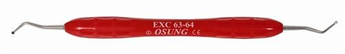 Dental Excavator, Spade, Autoclavable Silicone Handle, EXC 63-64 - Osung USA