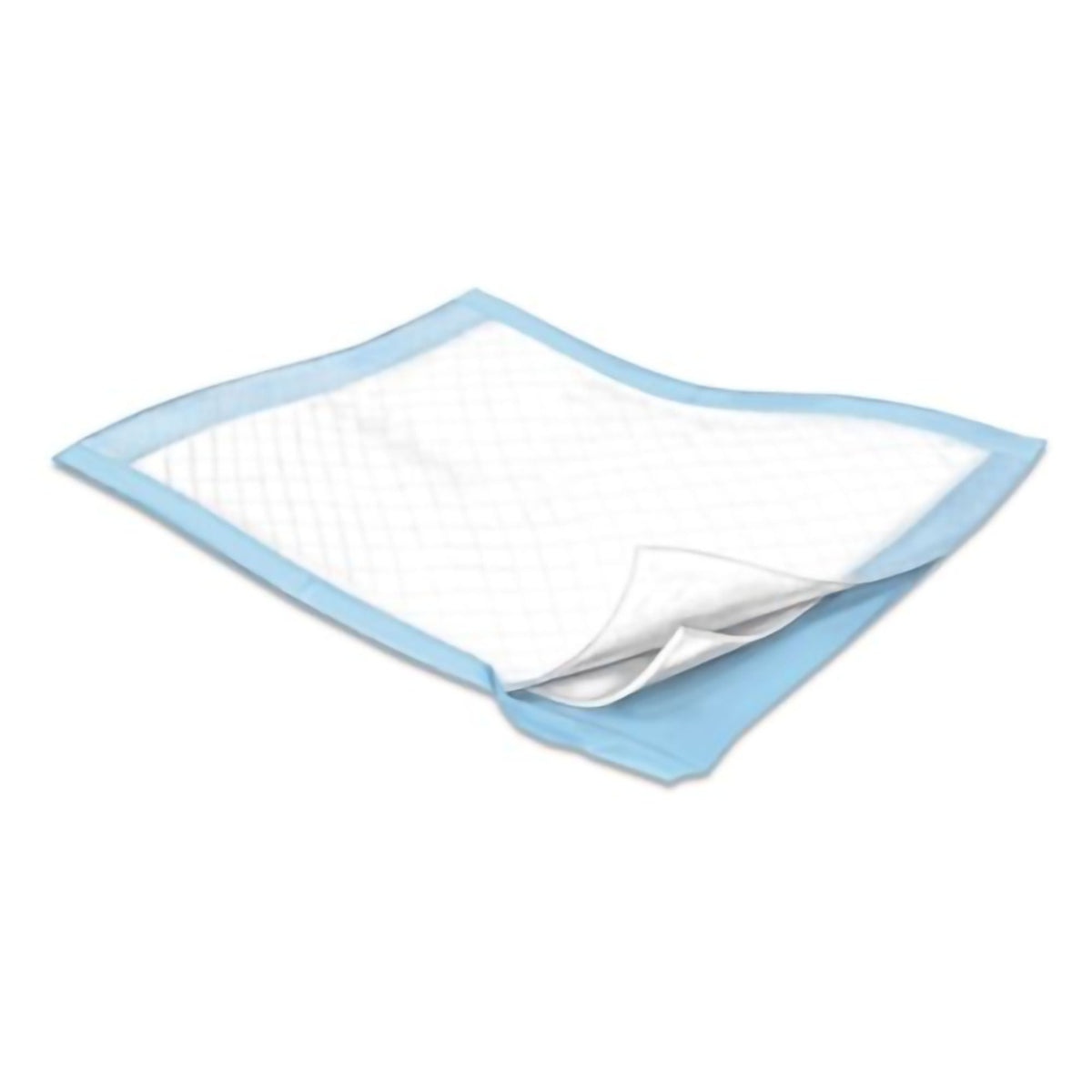 Cardinal Health™ Wings™ Basic Underpads, Light Absorbency, Blue, 23 X 24 Inch, 200/Cs