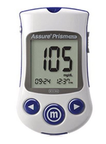 Meter, Blood Glucose Assure Prism Multi Lcd Display, 1/Ea