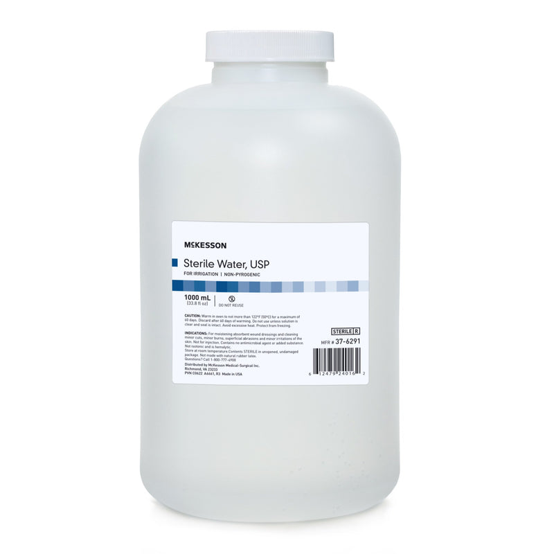 MCKESSON IRRIGATION SOLUTION, 1000 ML BOTTLE, SOLD AS 6/CASE MCKESSON 37-6291