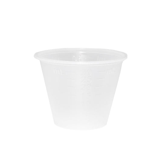 Cup, Medicine Plas Clr 30Ml (100/Pk 50Pk/Cs), 50/Cs