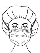 Precept® Foam Fog Shield® Surgical Mask, Green Diamond, 150/CS