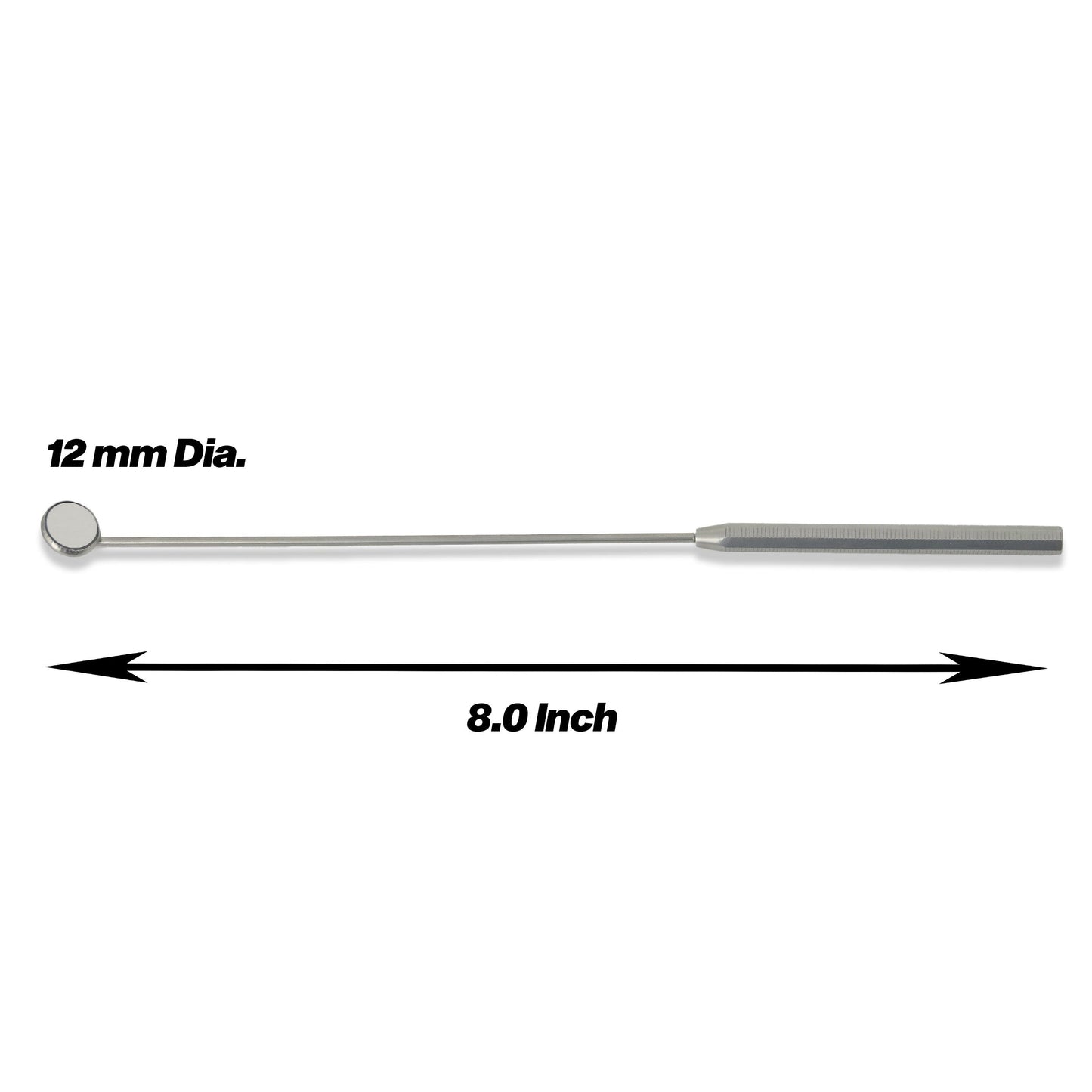 Laryngeal Mouth Mirror #00, 12 mm Dia  with Handle - Osung USA