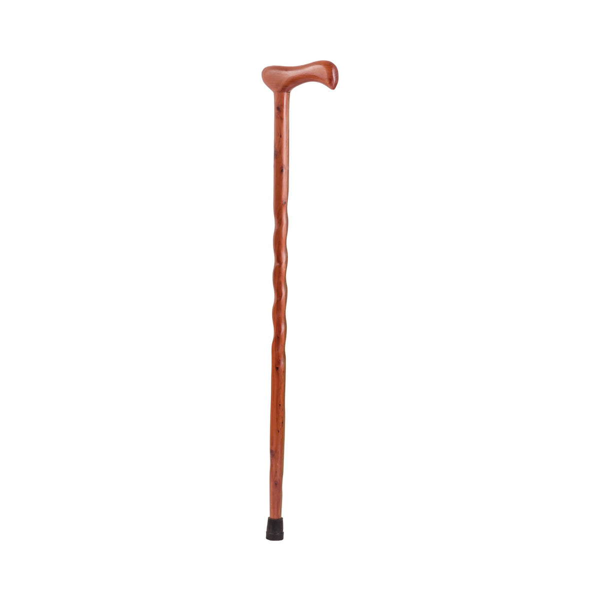 Brazos™ Twisted Red Cedar Cane With T-Handle, 37-Inch Height, 1/Ea