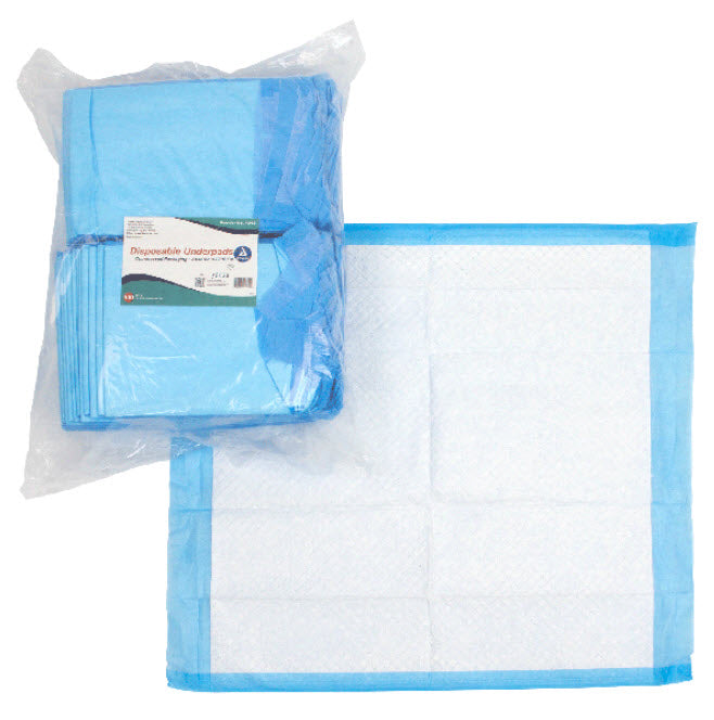 Dynarex Underpads Underpad, Disposable, 23" X 24", 31G, 100/Bg, 2 Bg/Cs -1342