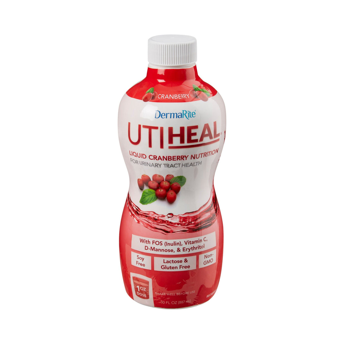 UTIHeal™ Liquid Cranberry Nutrition for Urinary Tract Health, 30-ounce bottle, 4/CS
