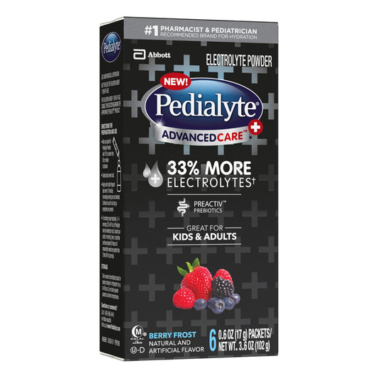 Pedialyte, Pdr Advanced Care Plus Berry Frost 17Gm (6/Pk 6Pk, 36/Cs
