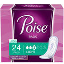 Poise® Bladder Control Pad, Long, Light Absorbency, Absorb-Loc Core, Female, 96/CS