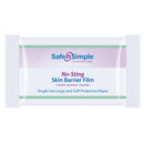 SAFE N SIMPLE NO-STING SKIN BARRIER WIPE, 5 X 7 INCH, SOLD AS 600/CASE SAFE SNS00807
