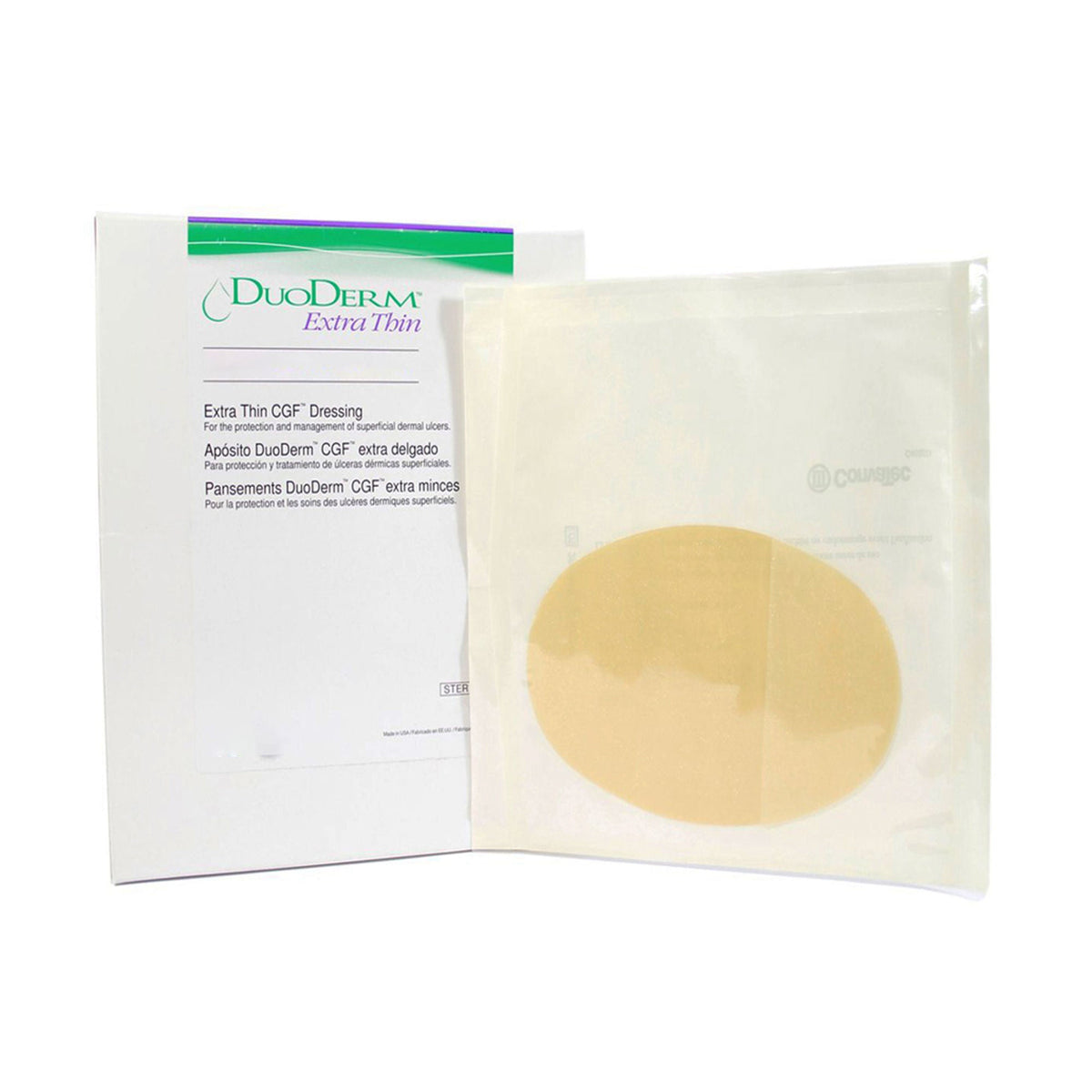Duoderm® Extra Thin Hydrocolloid Dressing, 6 X 7 Inch Triangle, 10/Bx