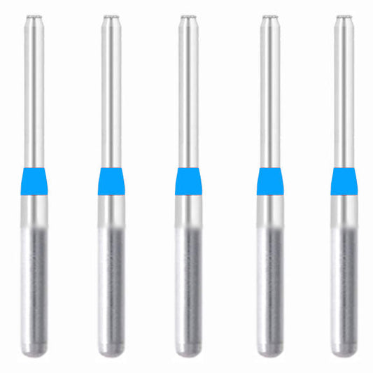 Cylindrical, End Cutting Only 1 mm Dia. Medium Grit Diamond Bur, 5 per pack. 150.10M1 - Osung USA