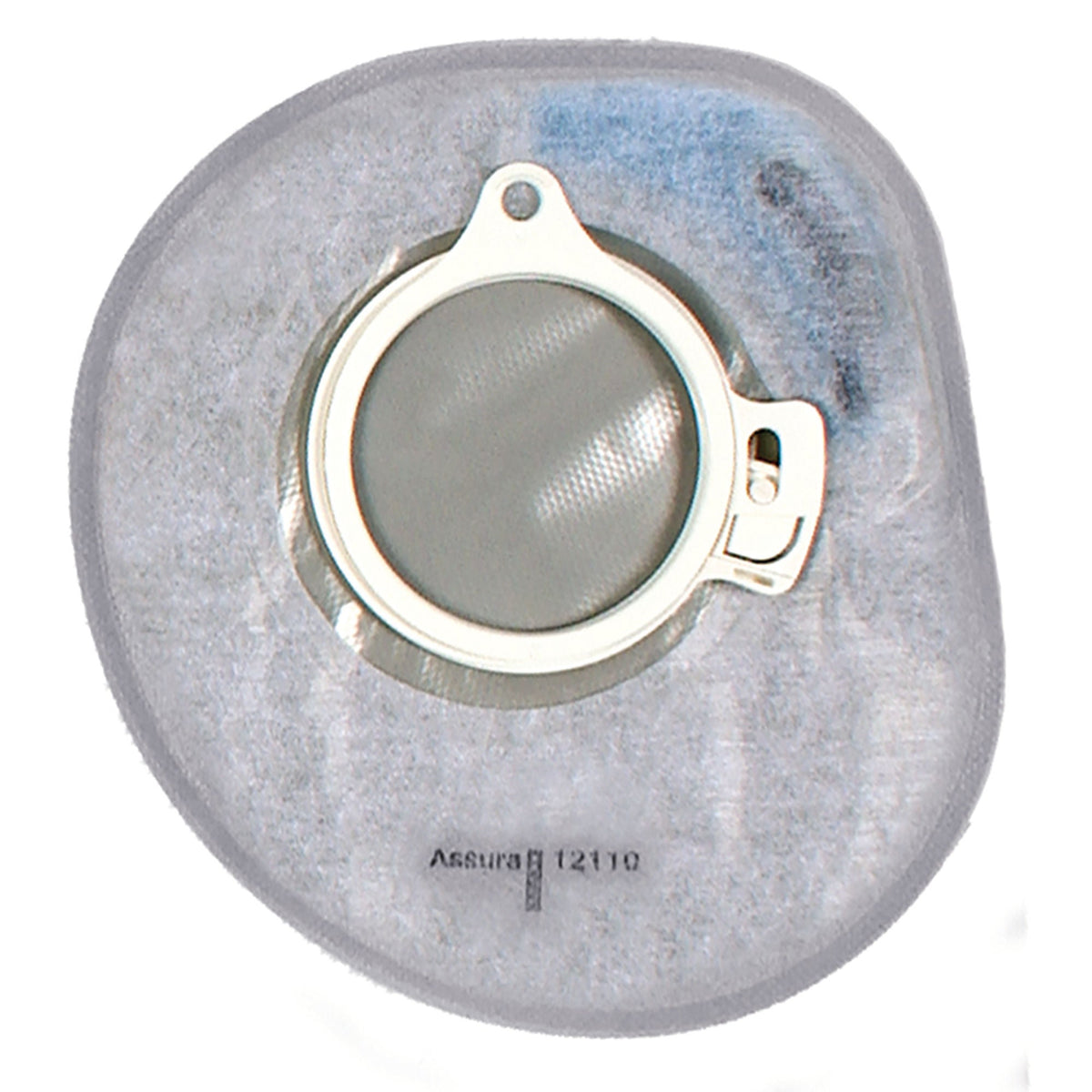 Assura® 2-Piece Closed End Transparent Ostomy Pouch, Blue Match, 30/BX