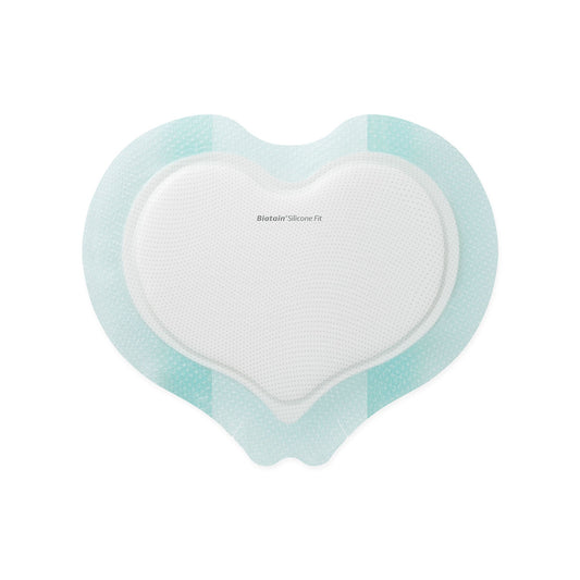 Dressing, Foam Silicone Fit Biatain Sacral 8.1X9.5" (5/Bx), 5/Bx