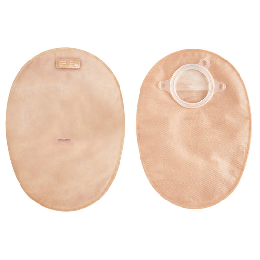 The Natura® + Two-Piece Closed End Beige Filtered Ostomy Pouch, 1½ Inch Flange, 30/Bx