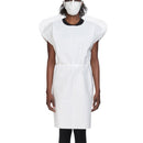 McKesson Patient Exam Gown, One Size Fits Most, White, 50/CS