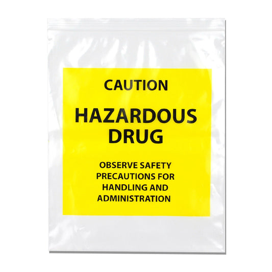 Bag, Seal Top Drug Chemo Hazardous 4Ml 12"X15" (500/Cs), 500/Cs