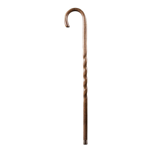 Brazos™ Twisted Oak Traditional Handcrafted Walking Cane, 37-Inch, 1/Ea