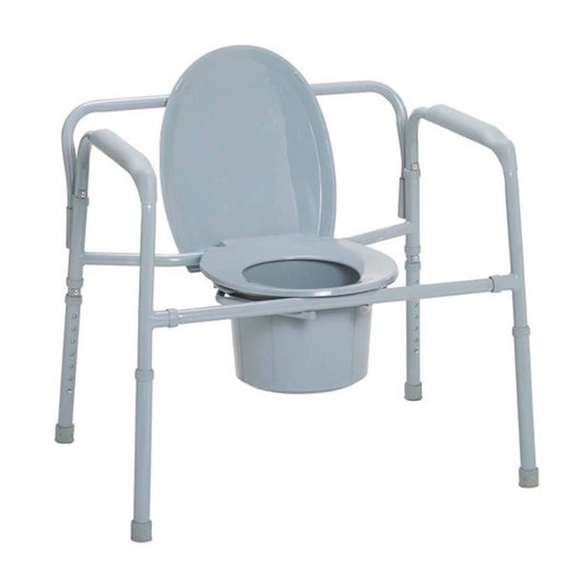 Drive™ Bariatric Folding Commode, 1/Ea
