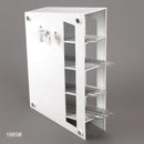 MAGNETIZED PIPETTE STORAGE RACK, 11.4" X 3.3" X 15.5", BLUE, SOLD AS EACH GLOBE 10001076 - BriteSources