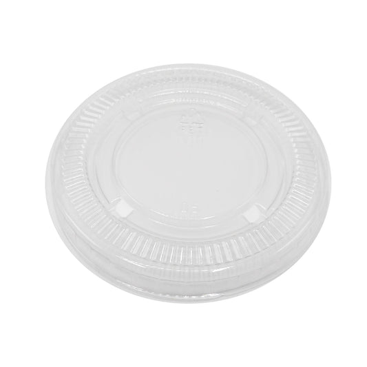 LIDS, CUP PORTION PLAS CLR 3-5.5OZ (100/PK 25PK/CS), 25/CS