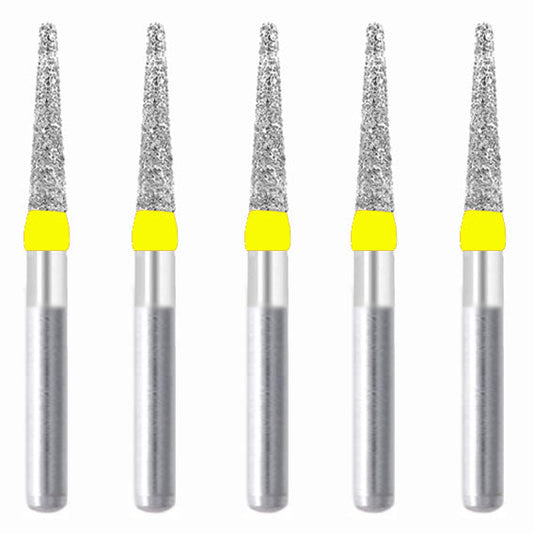 Conical, Truncated 2.1 mm Dia. Extra Fine Grit Diamond Bur 5 per pack. 168.21EF2 - Osung USA