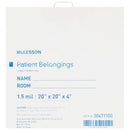 McKesson Patient Belongings Bag With Snap Closure, 250/CS