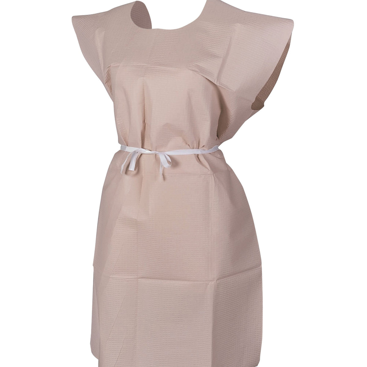 Mckesson Patient Exam Gown, One Size Fits Most, Peach, 50/Cs