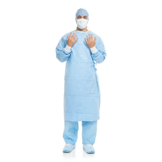 Aero Blue Surgical Gown with Towel, X-Large, 30/CS