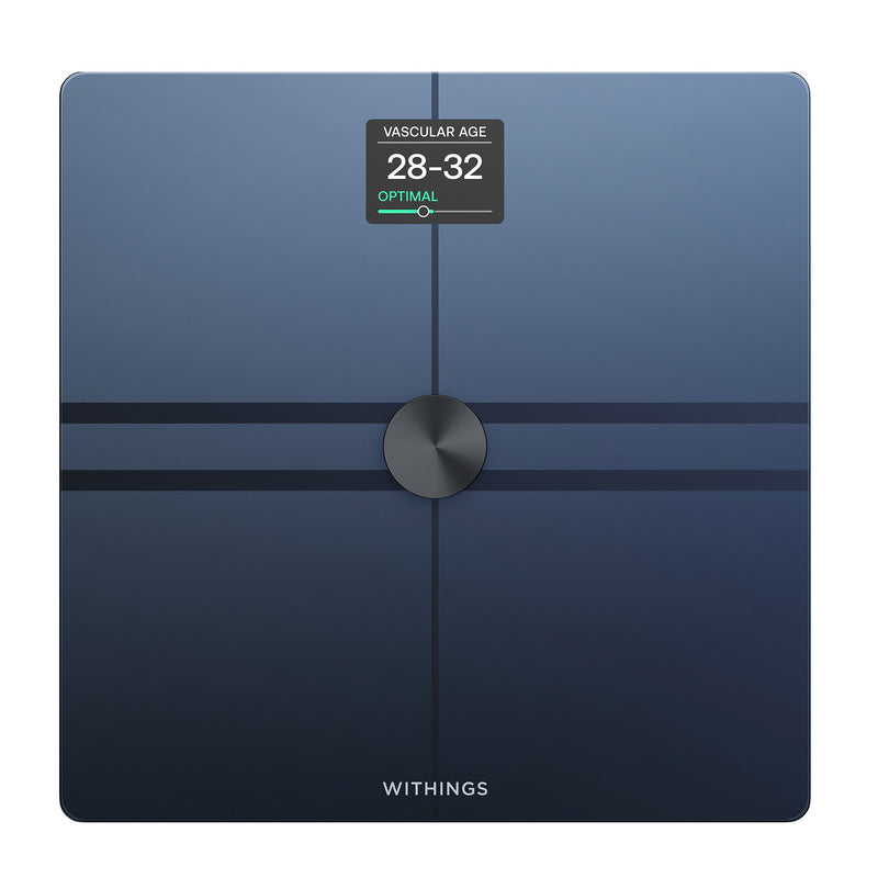 WITHINGS BODY COMP WIFI SMART SCALE, BLACK, SOLD AS 1/EACH WITHINGS WBS12-BLACK-ALL-INTER