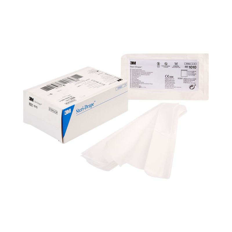 3M™ STERI-DRAPE™ STERILE LARGE TOWEL GENERAL PURPOSE DRAPE, 17 X 23 INCH, SOLD AS 40/CASE SOLVENTUM 1010