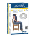 CUSHION, RING INFLTBL VINYL CLR 13"X3" 300LB CAP (6/CS), 6/CS