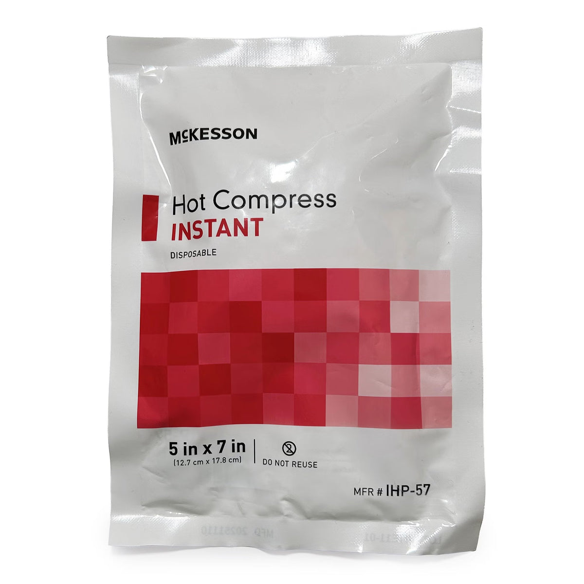 Mckesson Instant Hot Compress, Single-Use, Disposable, 5 X 7 Inch, 24/Cs