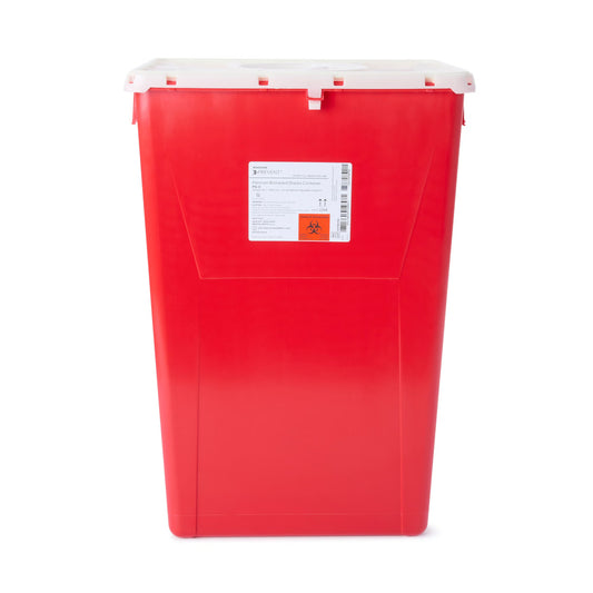 McKesson Prevent® Sharps Container, 18 Gallon, 24-3/5 x 17-3/10 x 13 Inch, 7/CS