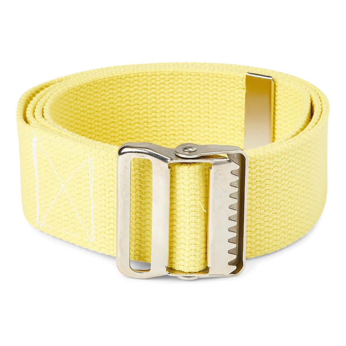 Belt, Gait W/Buckle Washable Cotton Ylw 2"X60", 1/Ea