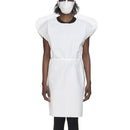 MCKESSON PATIENT EXAM GOWN, ONE SIZE FITS MOST, WHITE, SOLD AS 50/CASE MCKESSON 18-840
