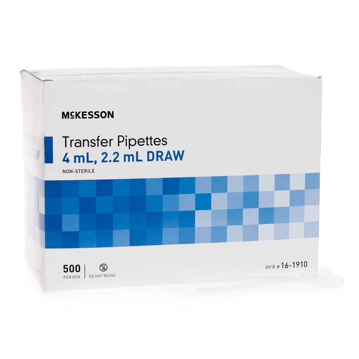 McKesson Transfer Pipette Tip, 3.9 mL, 2.2 mL Draw Volume, 1/BX