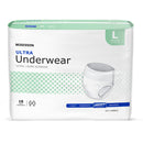 MCKESSON ULTRA HEAVY ABSORBENT UNDERWEAR, LARGE, SOLD AS 4/CASE MCKESSON UWBLG