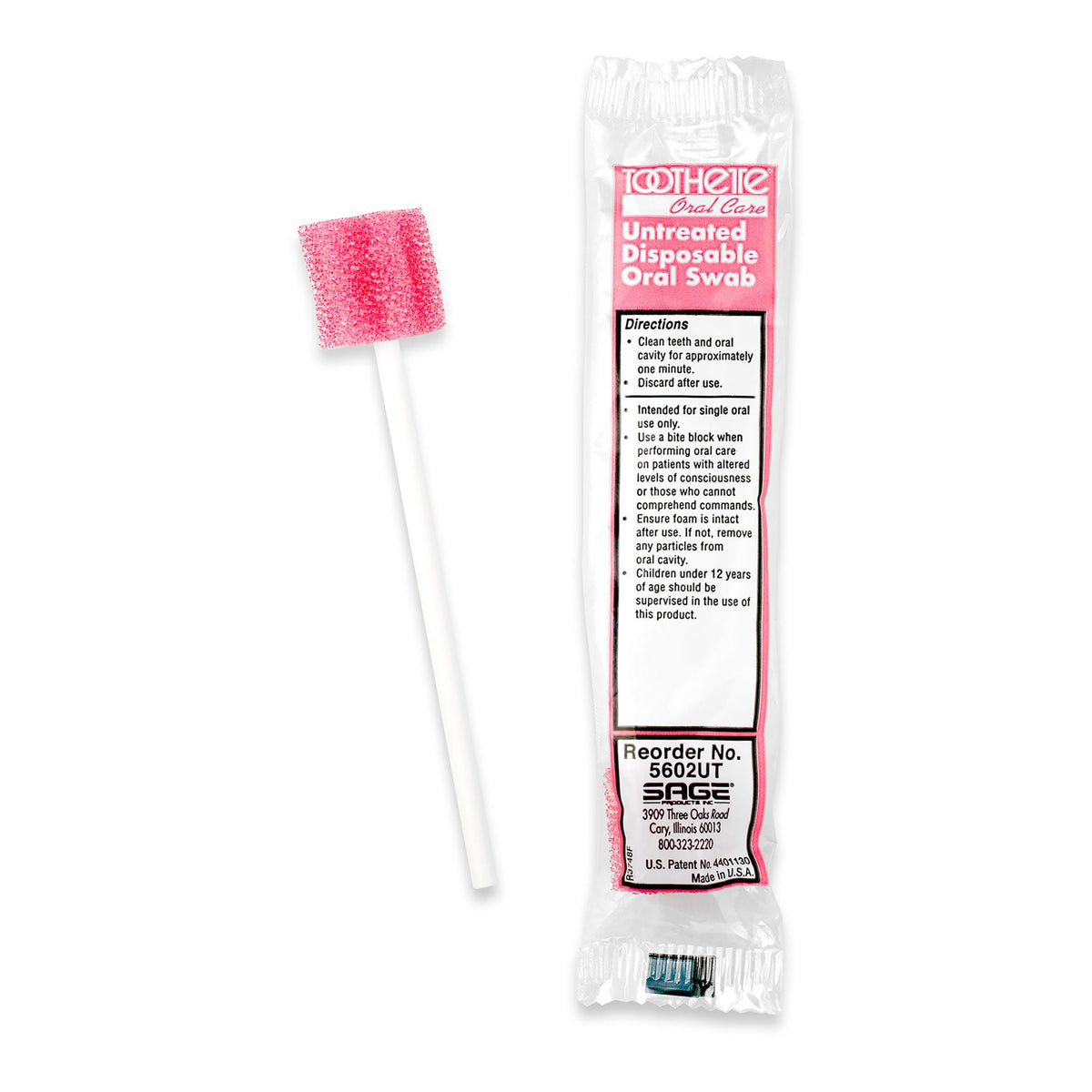 Toothette® Oral Swabstick, 1000/Cs