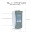 Gojo Provon Ltx-12 Dispensers Dispenser Ltx Provon 1200Mlgrey/White -1971-01 - BriteSources